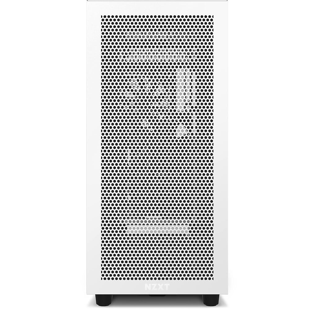 Amazon | NZXT H7 Flow ミドルタワーケース [White&Black